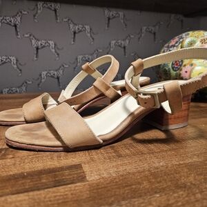 Nisolo Tan Sandal Block Heel